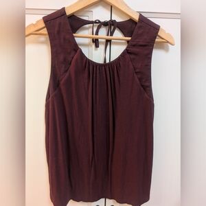 Banana Republic Sleeveless Burgundy Dress